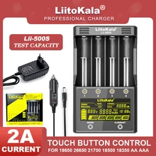 Liitokala Lii-500 Lii-PD4 Lii-500S LCD 3.7V 18650 18350 18500 21700 20700B 20700 14500 26650 AA NiMH แบตเตอรี่ลิเธียม charger