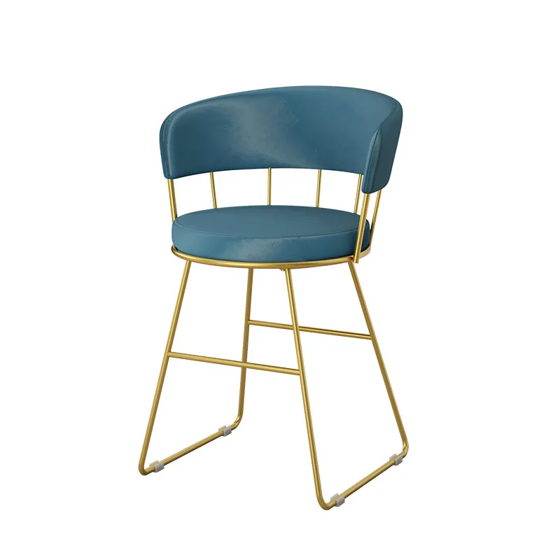 Розовый стул для макияжа девушек современный минималистичный туалетный столик