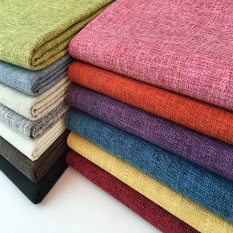 Однотонная Ткань для дивана, 100 см x 148 см, плотная грубая ткань, ткань из хлопка, скатерть для подушки, ткань для украшения дома «сделай сам»