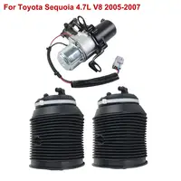 AP01 FOR Toyota Sequoia Rear Air Suspension Springs & Compressor Pump Kit 2005-2007 4808034010,4809034010