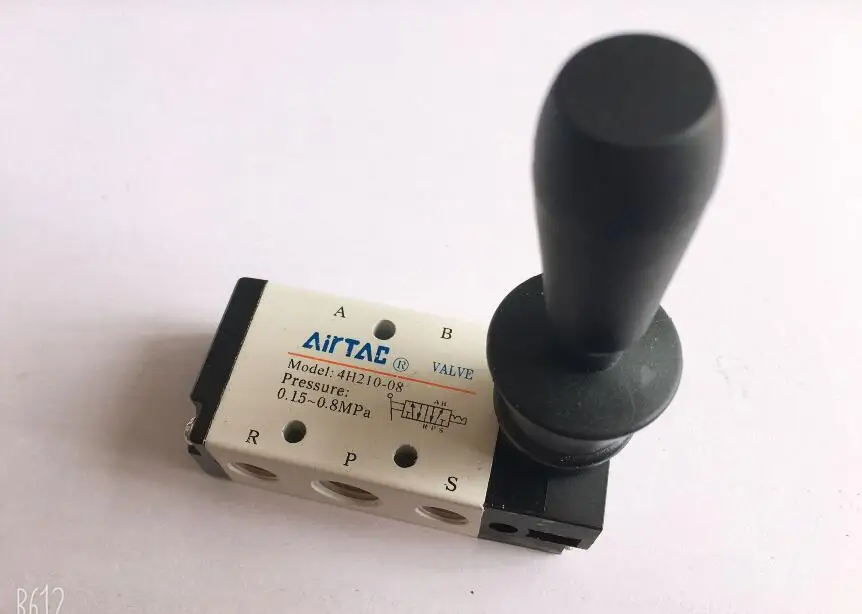 Пневматический клапан с ручным рычагом BSPT 5 режимов 2 положения 1/4 дюйма 4H210 08