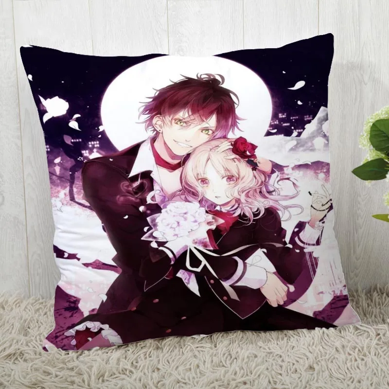 45*45 наволочка Diabolik Lovers печать для Свадебная Подушка Обложка счастливые праздничные наволочки для подушки