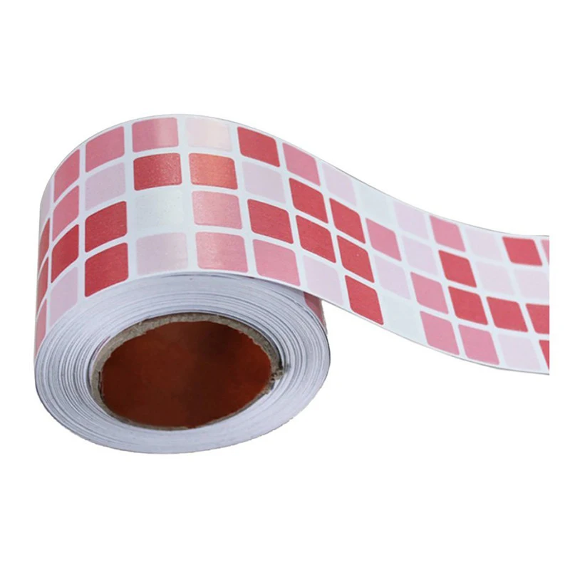 

Waterproof Tiles Mosaic Wall Sticker Kitchen Bathroom Toilet Anti Oil PVC Wallpaper Heat Resistance Wall Decorative PJPDZS1104