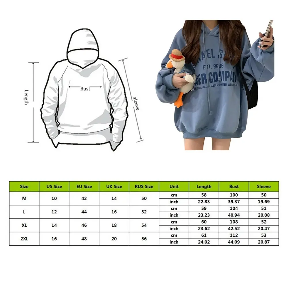 

Hoodies Women Hooded Plus Size Chic Loose Oversize Streetwear Trendy Leisure Korean Style Harajuku New Simple Ulzzang
