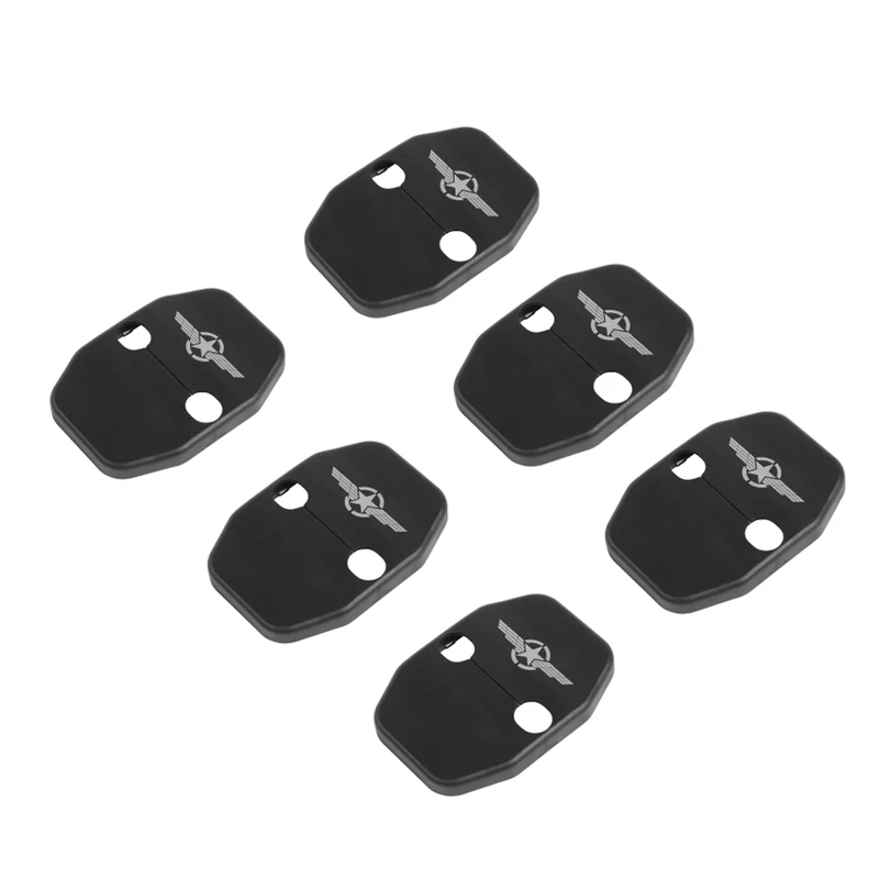 HYZHAUTO 1 комплект аксессуары для салона автомобиля Jeep Wrangler JK 2007-2017 ABS Дверной замок