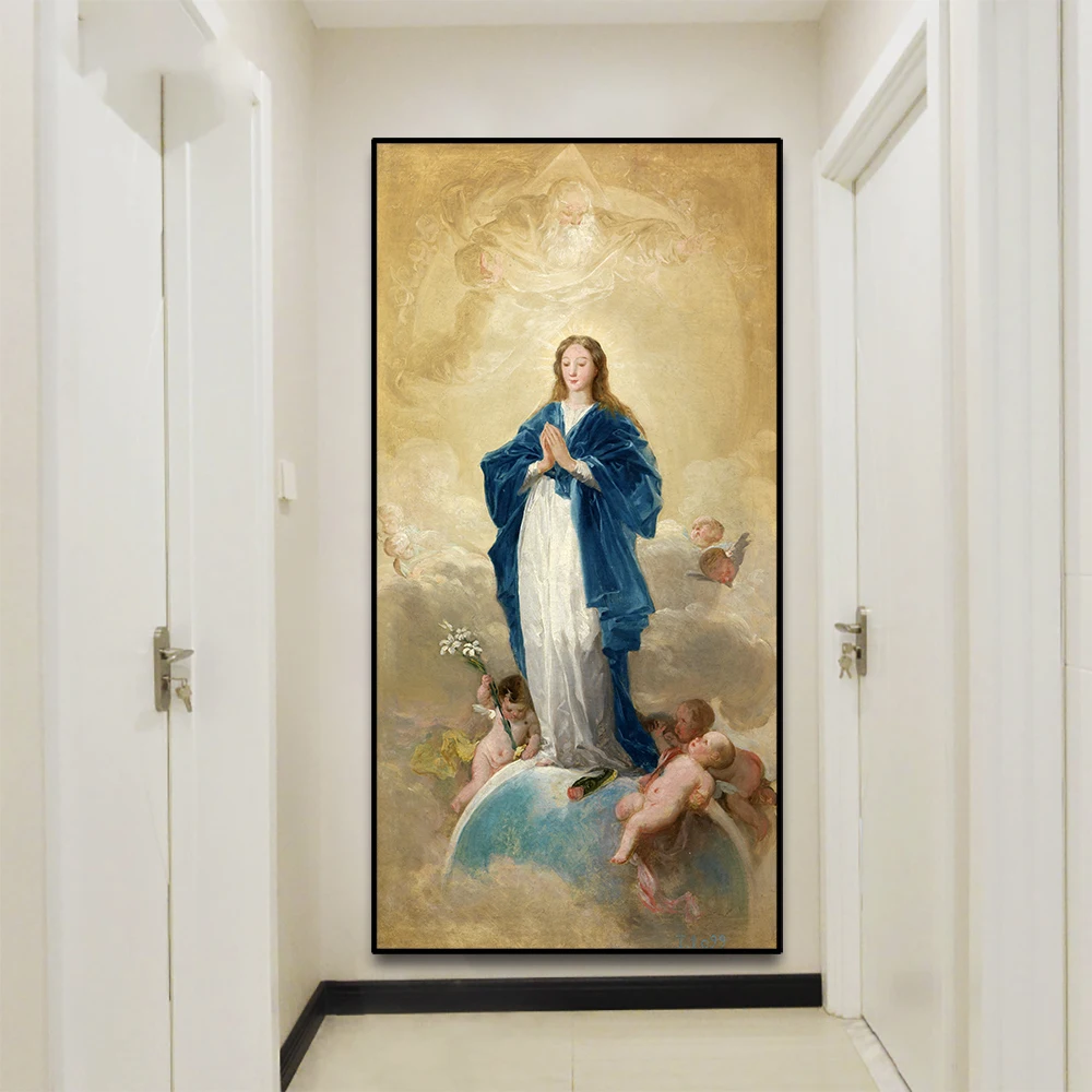 Полностью продуманный Goya Christ декор картины холст картина постеры настенные