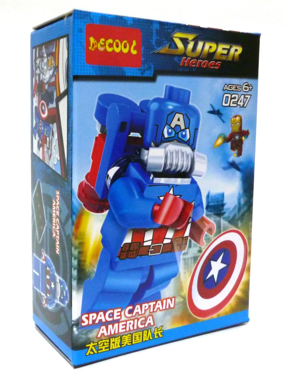 Конструкторский набор DECOOL &quotSuper Heroes. Space Captain America&quot JM12220/0247 | Игрушки и хобби