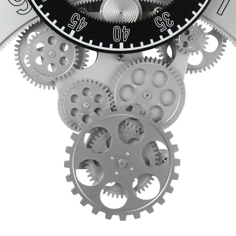 

Large Wall Clock Gear Watch Retro Home Clocks Living Room Wall watches Home Decor Creative Circular Mechanical