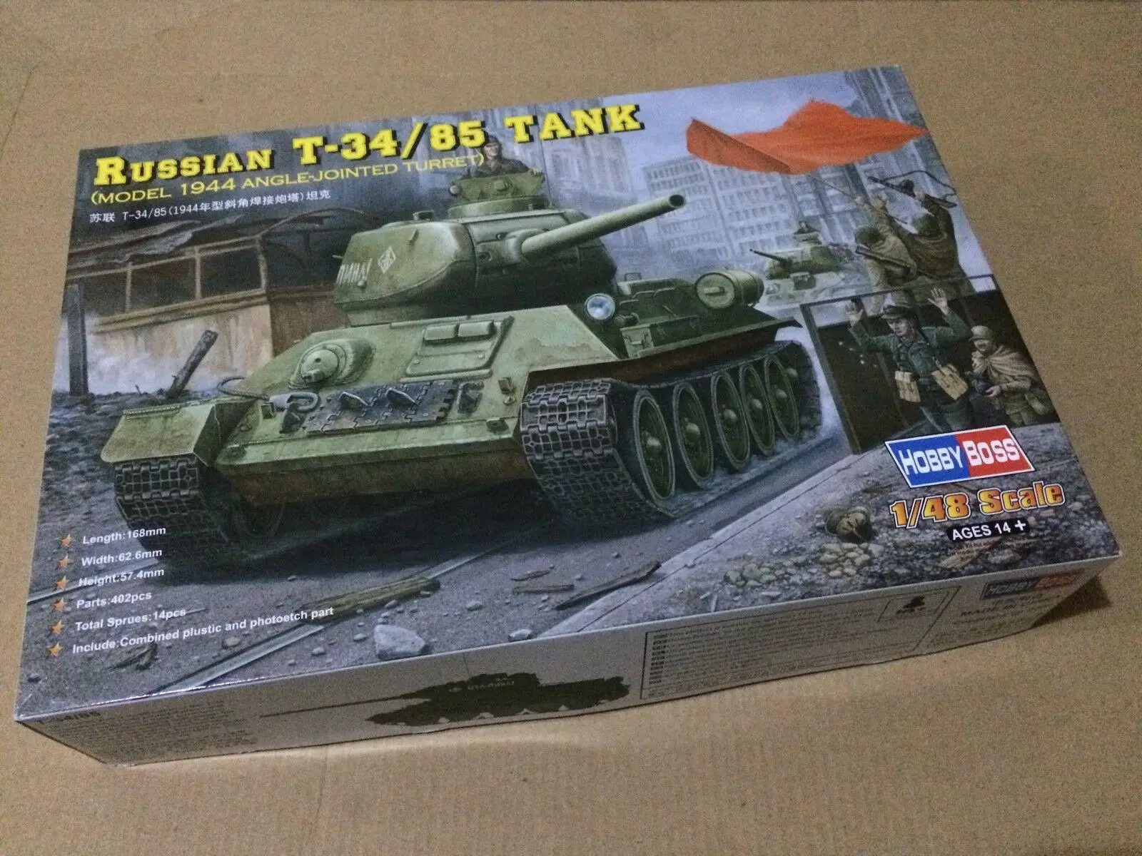 Модель hobbyboss набор моделей 84809 1/48 советский Танк T34/85 среднего размера с полной