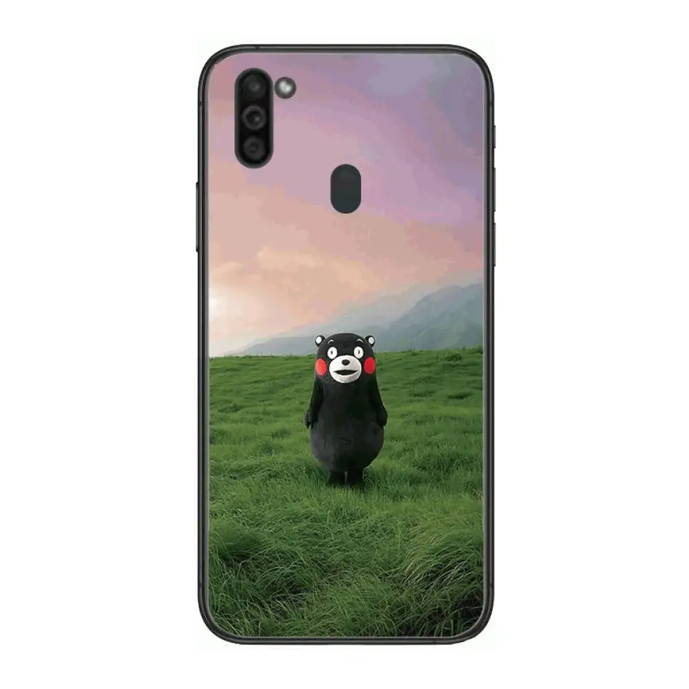 

Popularity Kumamon Mobile Phone Case Hull For Samsung Galaxy M 10 20 21 31 30 60S 31S Black Shell Art Cell Cover TPU