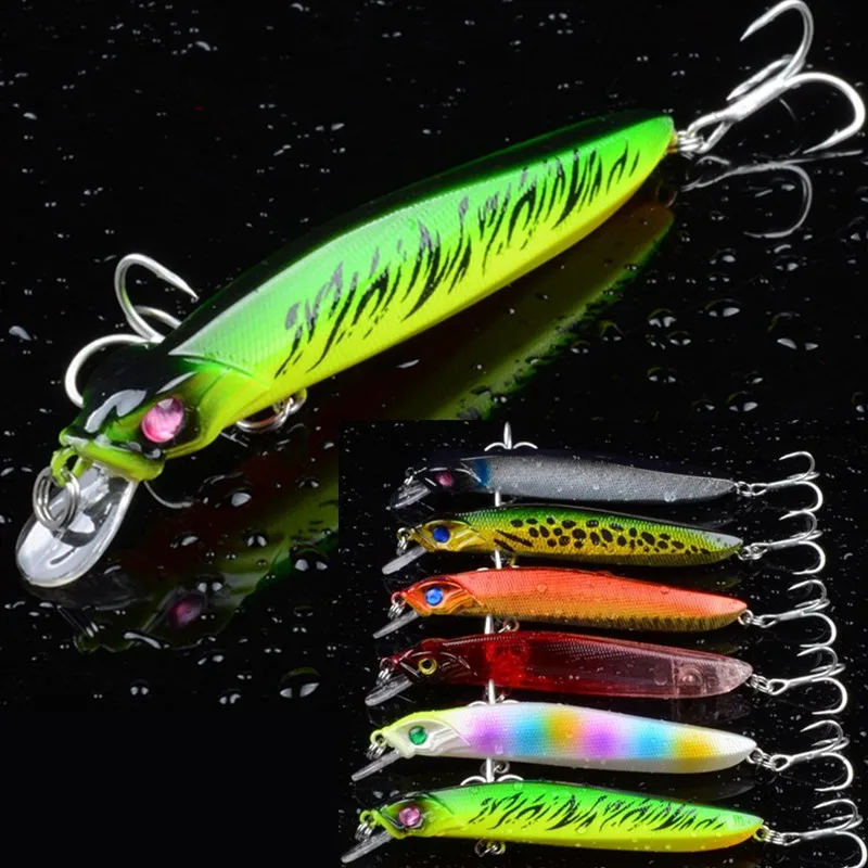

1 шт. 8,6 г 10 см приманки в виде гольяна, 3D глаза, топвотер, плавающий лазерный искусственный Воблер для рыбалки, кренкбейт, пластиковые приманк...