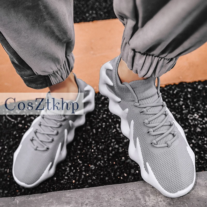 

Lightweight Comfortable Man Shoes Fly Weave Breathable Jogging Shoes Mesh Luxury Men's Designer Shoes Zapatillas Hombre