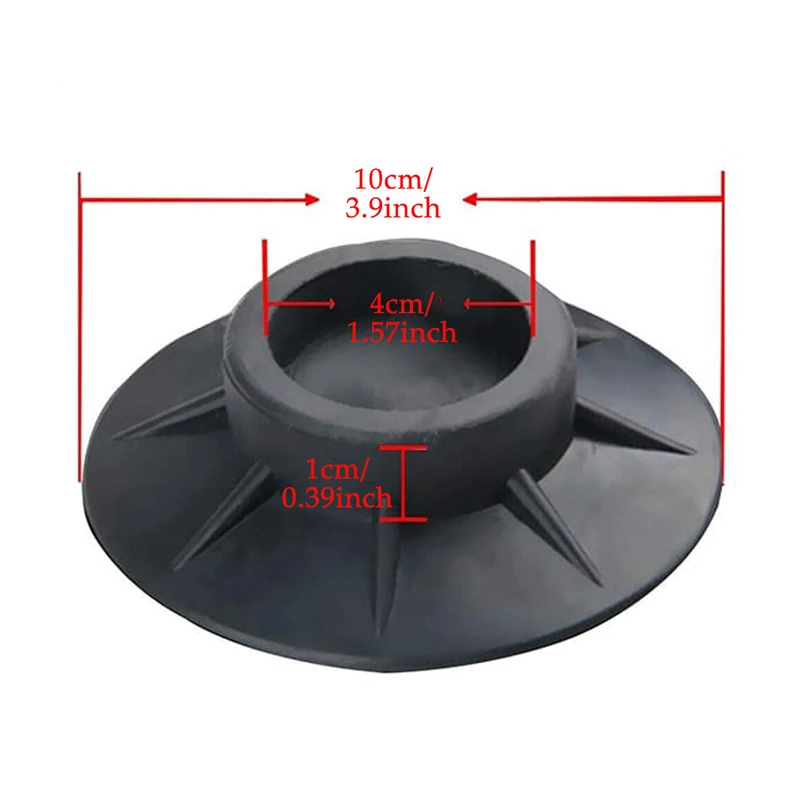 Anti Vibration Feet Pads Washing Machine Dampers Rubber Legs Dryer Refrigerator Stand Base Fixed Anti Vibration Washer Feet Pads images - 6