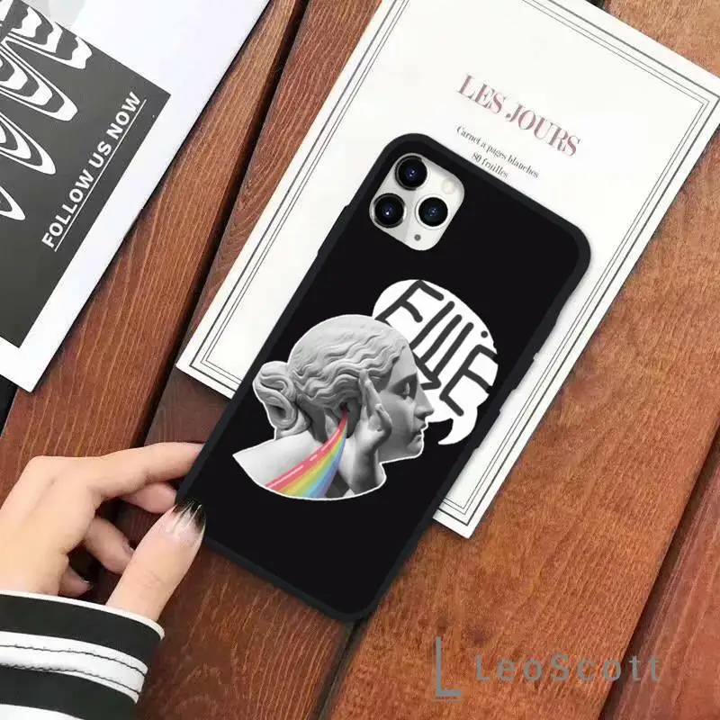 

David Medusa plaster fashion art funny Phone Case for iPhone 11 12 pro XS MAX 8 7 6 6S Plus X 5S SE 2020 XR