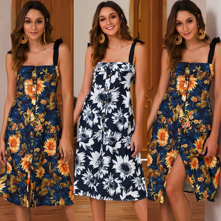 Лето 2020 Новое Женское платье без рукавов женское сексуальное с открытой спиной