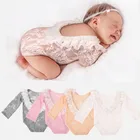 Комбинезон детский кружевной с жемчугом, 1 шт.