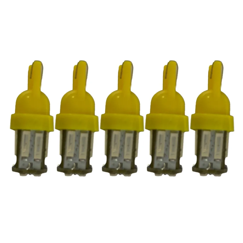 

Roof Cab Marker Lights SUV With T10 Plug Base 5pcs Amber Lens Clearance