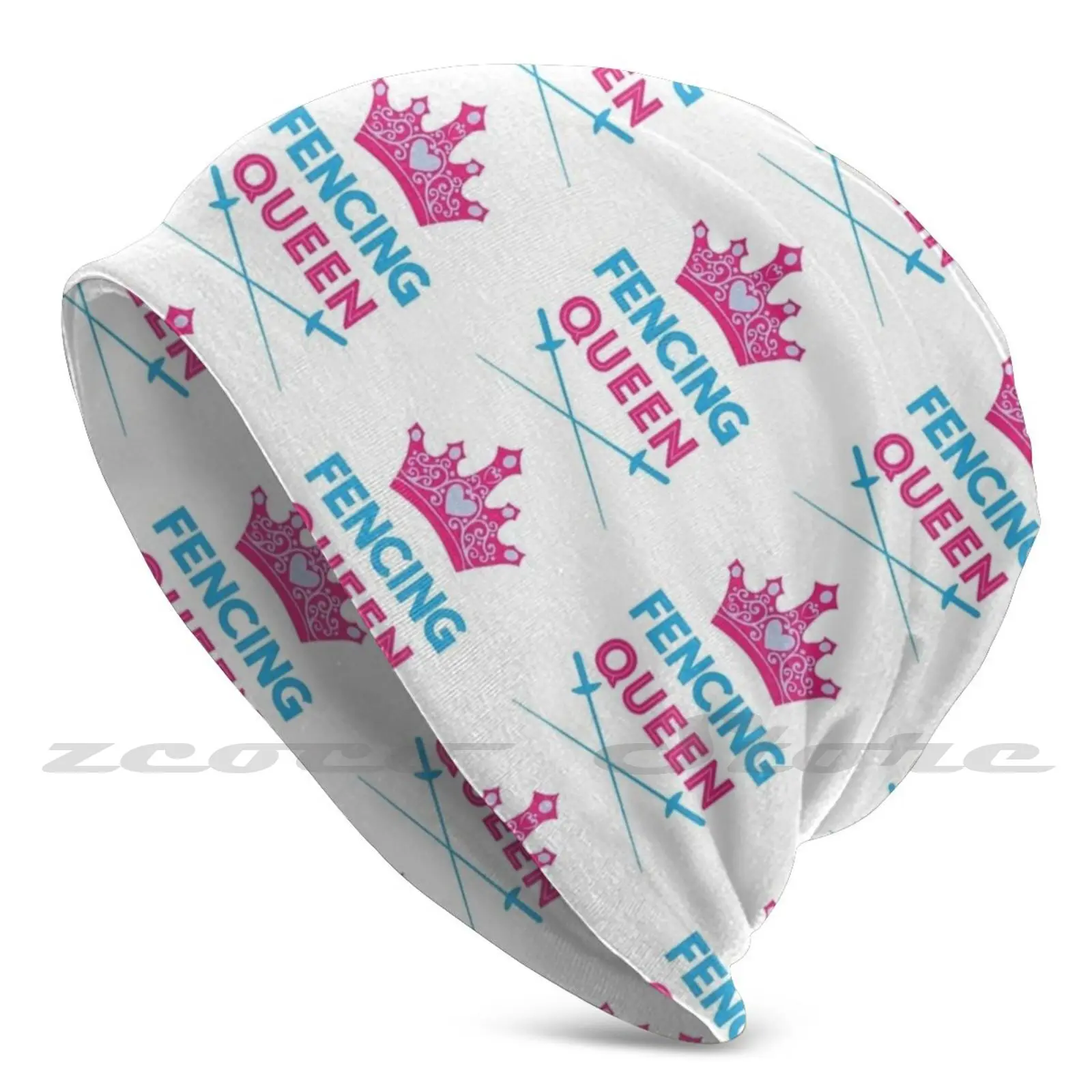 

Фехтовый дизайн королевы, персонализированный узор, вязаные головные уборы, искусственная эластичная мягкая крышка, фехтовый глушитель дл...