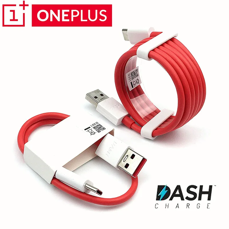 Оригинальный зарядный кабель Oneplus 6T 35 см/100 см/150 см/200 см Type C для быстрой зарядки