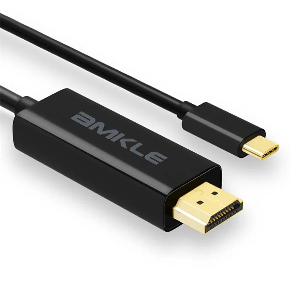 Кабель AMKLE 30 Гц Type C HDMI DP 1 8 м USB 3 для DisplayPort адаптер 4K Tunderbolt Dongle HuaweiP30 SamsungS11