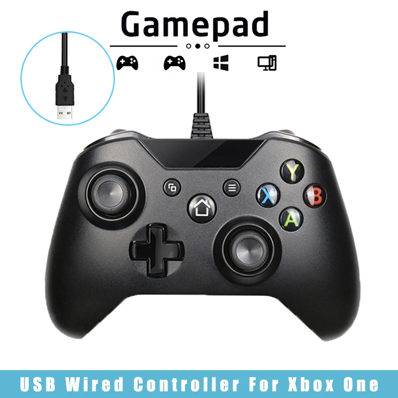

USB Wired Controller For Xbox One Vibration Gamepad Game Joystick Joypad For Microsoft Xbox One XSX PC Windows 7 8 10 Handle New