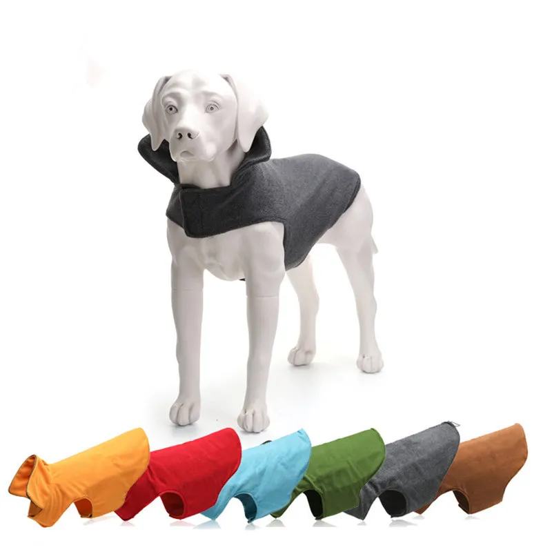 

Прямая продажа, Толстовка для собак, теплые флисовые толстовки для собак, осенне-зимняя водонепроницаемая толстовка, одежда для собак больш...