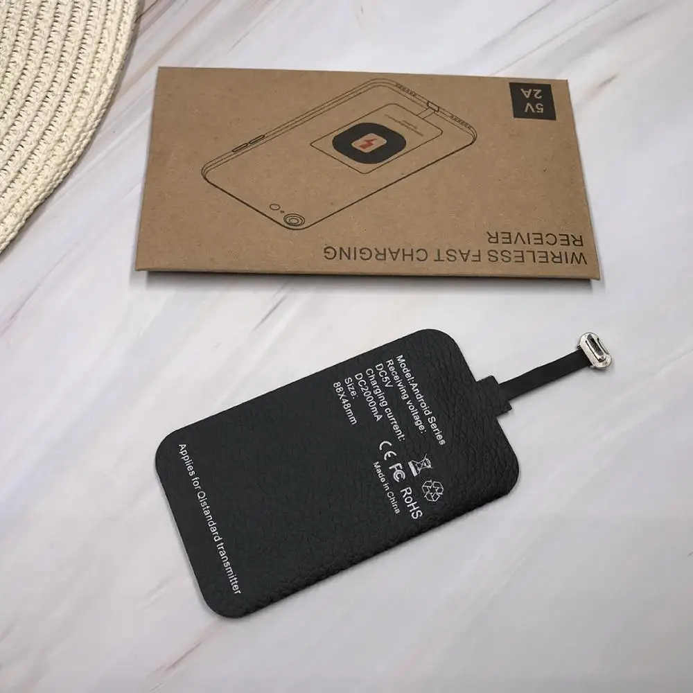 

5V/2A 10W Qi Wireless Charger Receiver for charger Pad Coil Type C USB-C for Xiaomi Samsung Huawei Type-C Fast Chargers