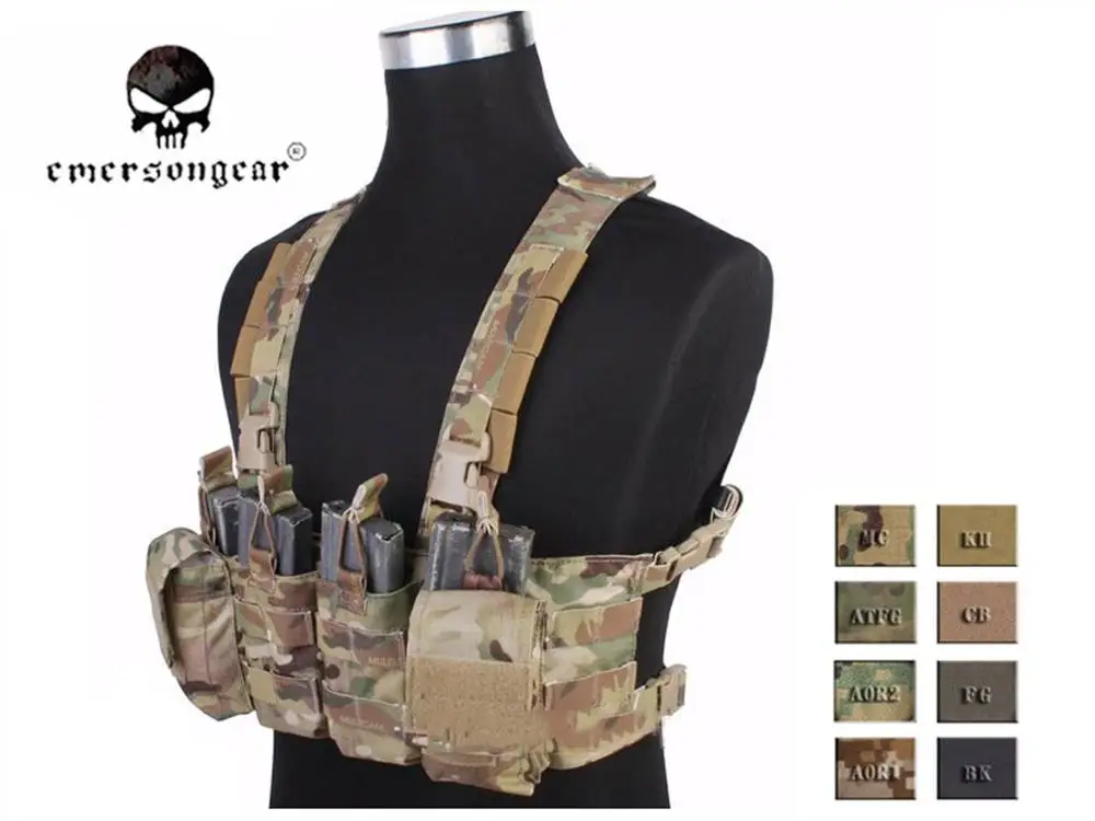 EmersonGear EASY Chest Rig Airsoft Military Combat Vest EM7450