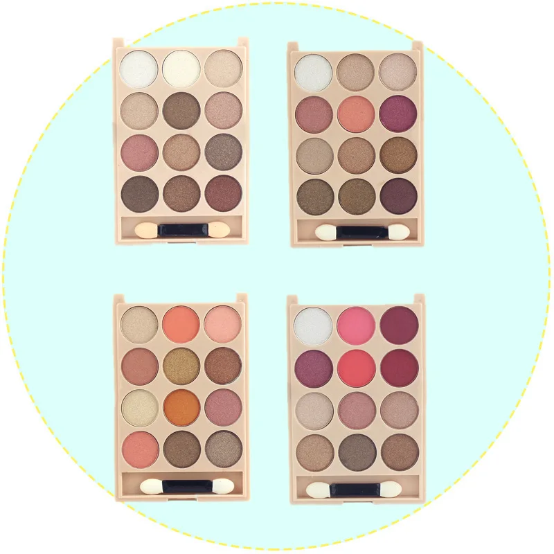 Led грейпфрут Тыква оранжевые тени для век 12 цветов тупой Осветляющий Land диск