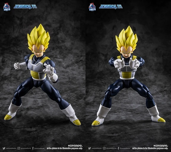 

Demoniacal Fit SHF DBZ Super SSJ Wukong Vegeti Vegetto Head Sculpture Without Figure Toy Model Anime Figurals