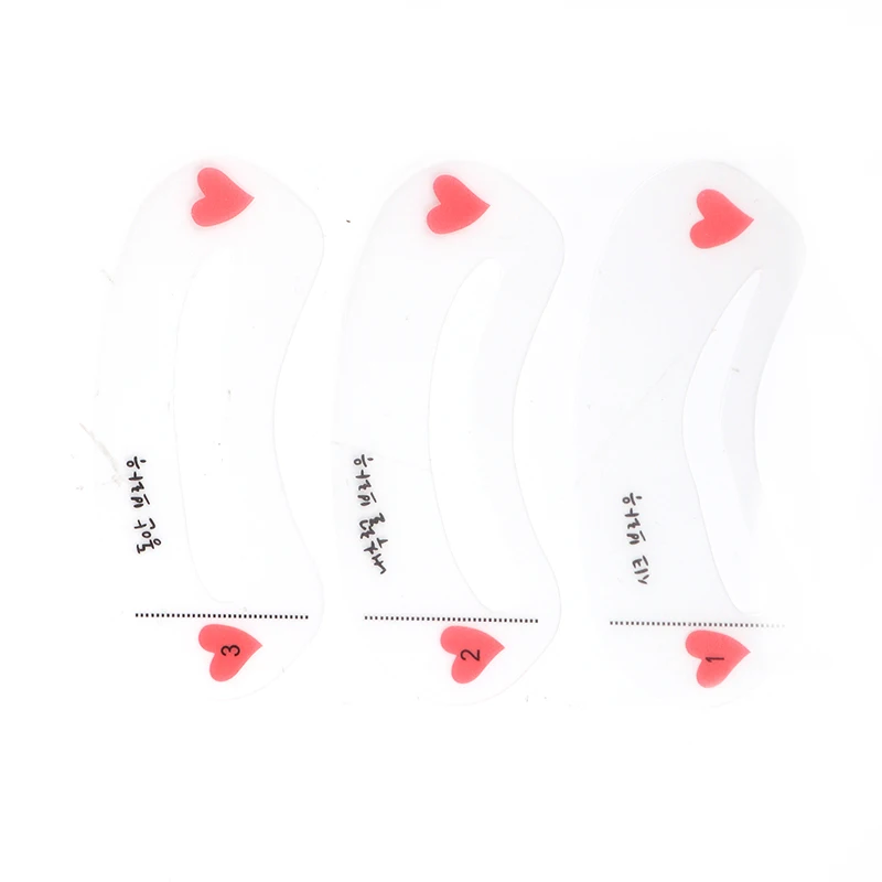 

3Pcs/1set Eyebrow Stencil Kit Makeup Tools DIY Beauty Eyebrow Template Stencil For Women Beauty Tools Accessories