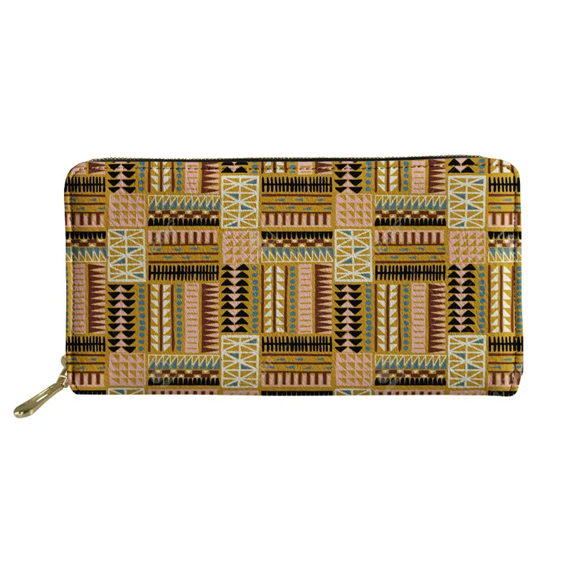 LH1118Z21 FORUDESIGNS Indian Mandala Wallets Bohemian Style Women Leather Wallets Daily Coin Purse Ladies Travel Card Package Clutch Bags - Цвет: LH1118Z21