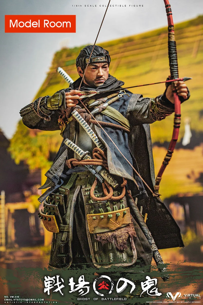 VTSTOYS VM-036 1/6 фигурка Призрака с поля боя модель 12 дюймов японский самурайский