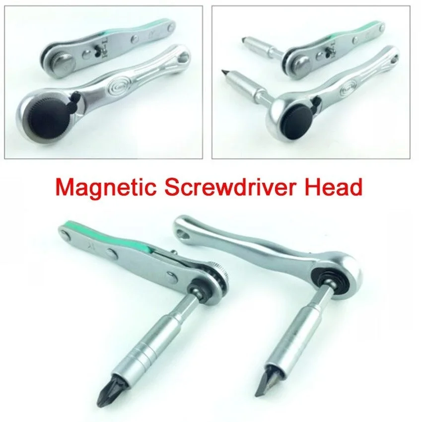 12 в 1 ручка мини трещотка Отвертка наборы трещотки набор инструментов гаечный