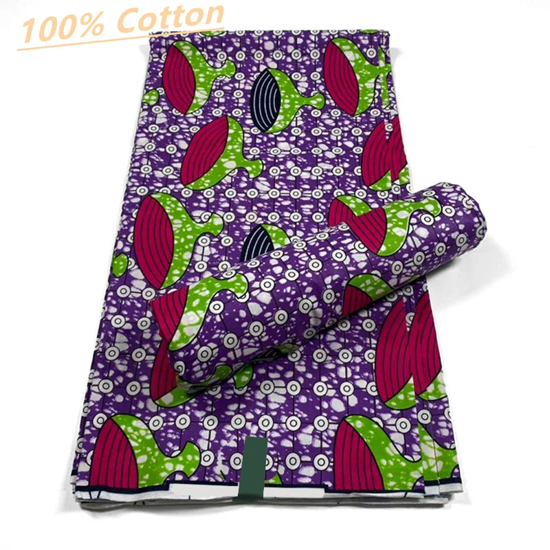 Нигерийская ткань Анкары Высокое качество Африканский вощеная принты 100% хлопок