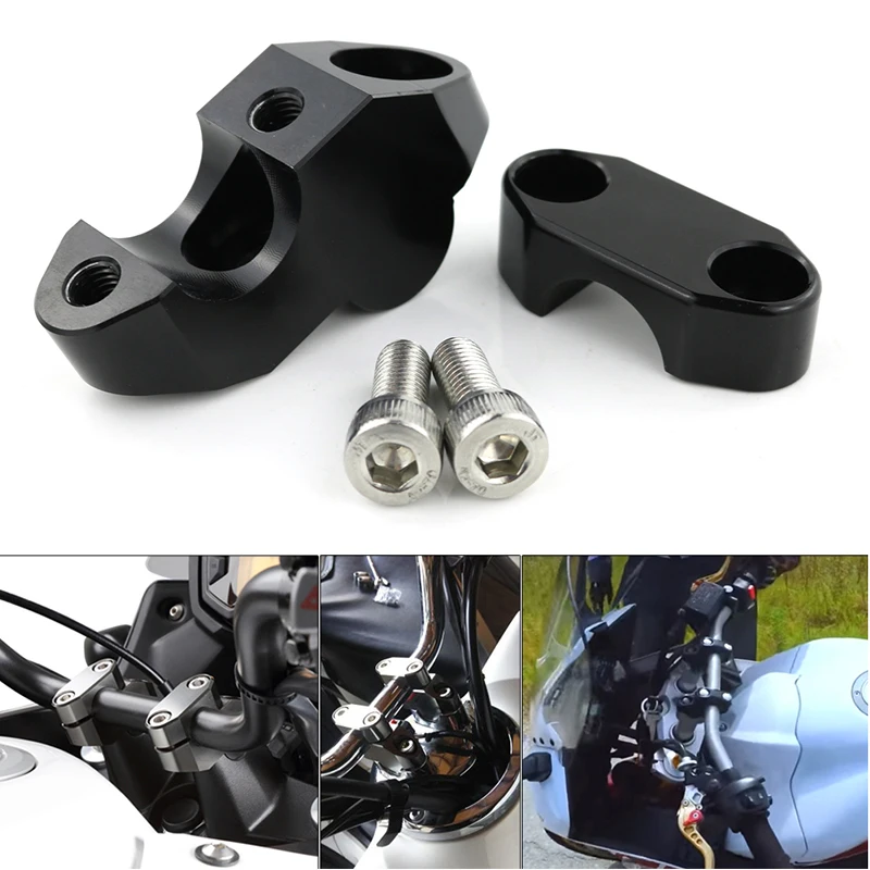 

For Honda CB500X NC700X NC750X 22mm 7/8" Handle Bar Raised Extend Mounting Risers Handlebar Riser Back Moved Mounting