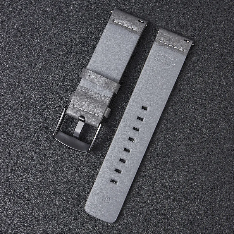 Ремешок для умных часов TicWatch Pro 2021/Pro 3 GPS/GTX/S2/E2/E/2, 22 мм,  20 мм, кожаный | Наручные часы | АлиЭкспресс