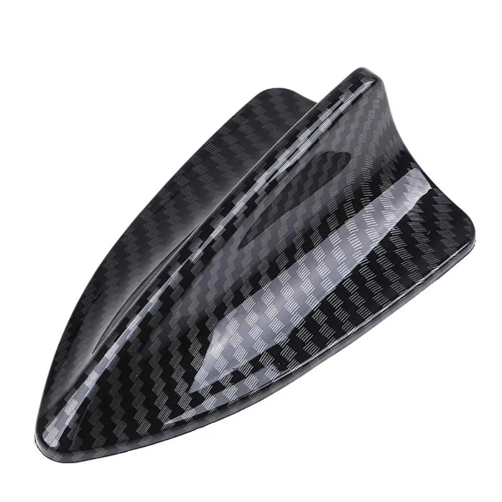 

Стильная автомобильная антенна из углеродного волокна на крышу автомобиля Акулий плавник антенна автомобильное украшение автомобильные а...