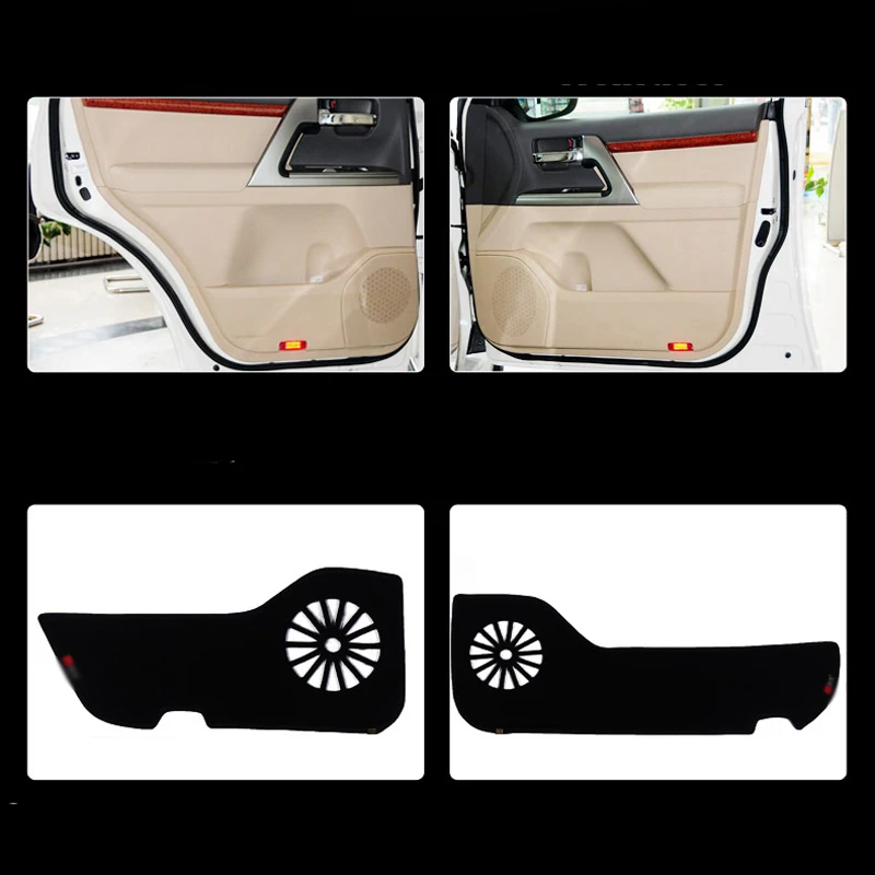 4 шт. защитные коврики для дверей декоративные прокладки Toyota Land Cruiser|for toyota|door