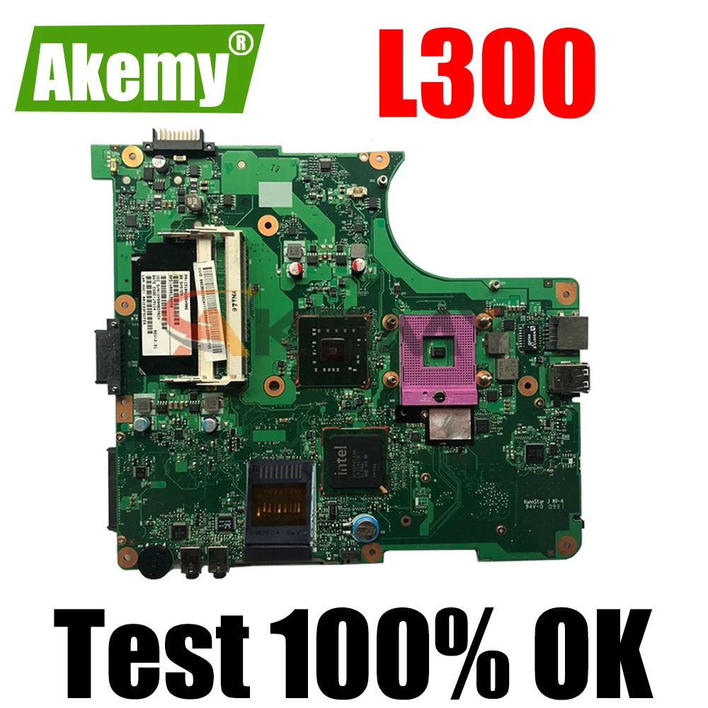 

Материнская плата AKEMY V000138420 1310A2184504 для ноутбука toshiba Satellite L300 GM45 DDR2, бесплатная доставка