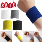 Унисекс, спортивные браслеты для тренажерного зала, поддержки запястья, волейбола, баскетбола, хлопковые спортивные браслеты для тенниса, Женская безопасность, защитный ремешок на запястье