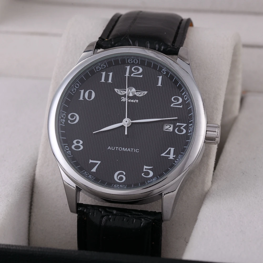 Часы-скелетоны WINNER Мужские автоматические Классические деловые наручные с