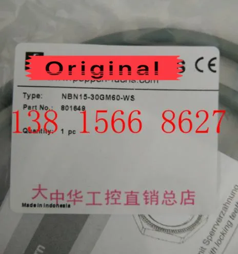 NBN15-30GM60-WS Индуктивный датчик переключателя, новинка, высокое качество