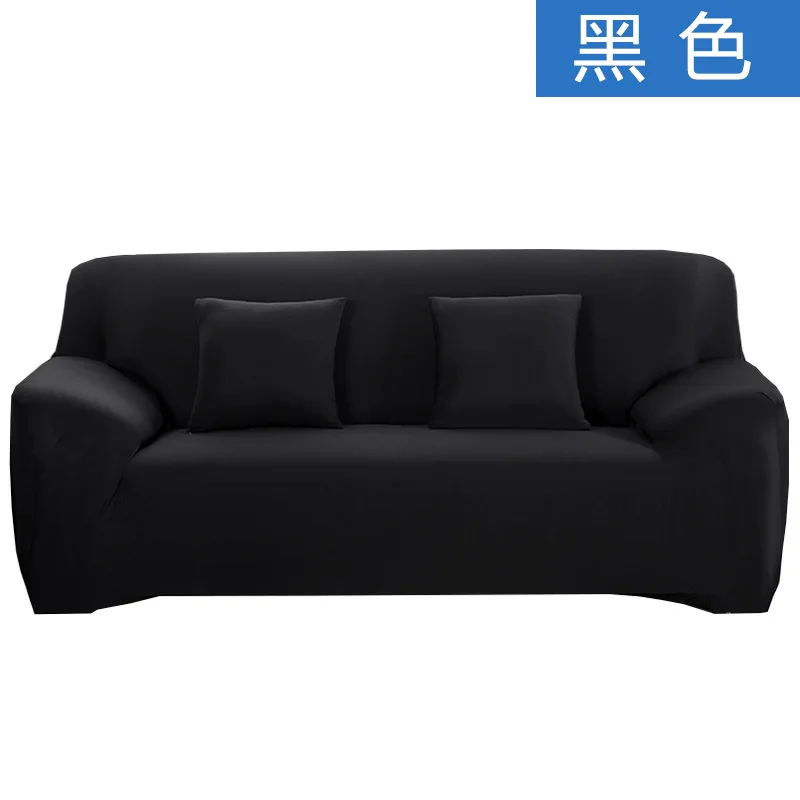 

Seater Solid Color Plush Thicken Elastic Sofa Cover Universal Slipcover Cover for Living Room Cubre Sillones Home Textile BE50SS