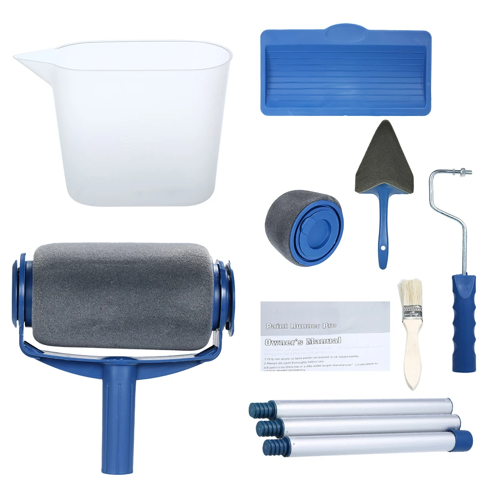 5/8 шт. Краски Runner Pro роликовая щетка инструменты ролик набор с барабанные палочки