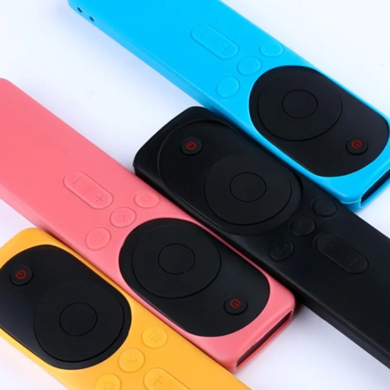 soft dustproof silicone remote control cover case for xiaomi 4a anti fall shock resistant protective case shell bag box free global shipping