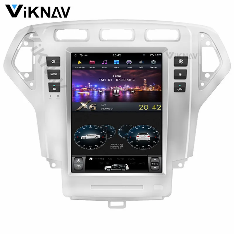 Автомагнитола для Ford Mondeo Fusion mk4 2007-2010 2011 2012 2013 Android мультимедийный плеер стерео