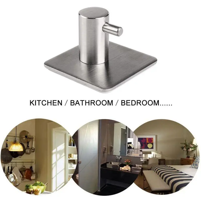 4 шт. самоклеющиеся крючки Макс 8 кг полотенцесушитель шляпа полотенце халат