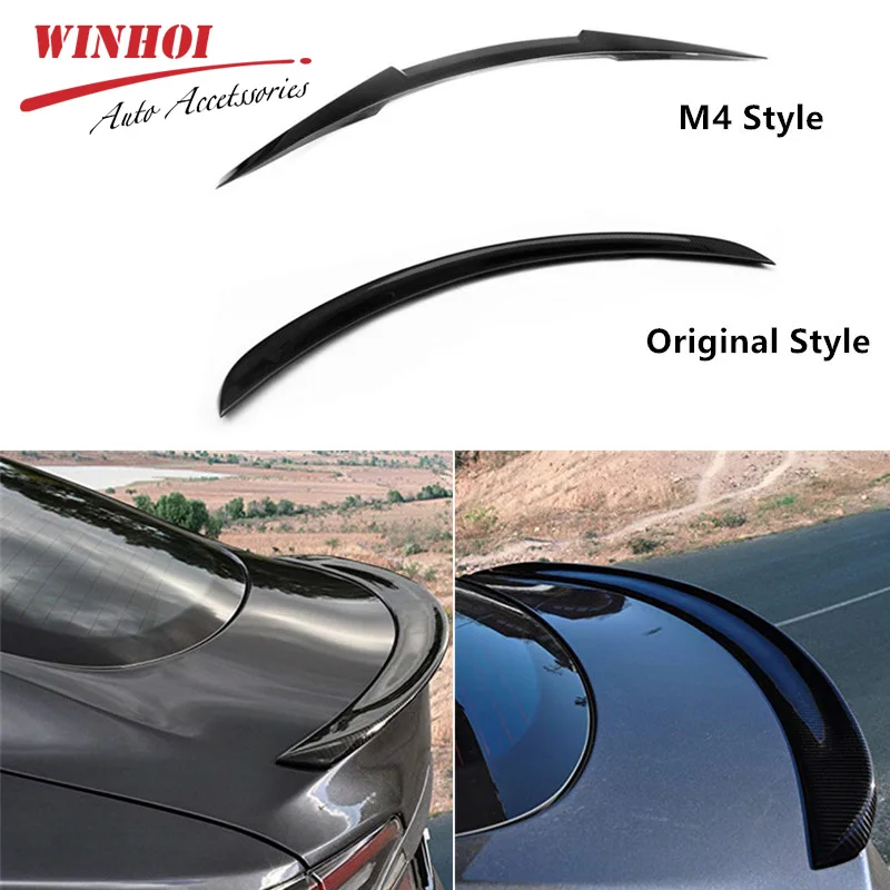 Автомобильный спойлер крыло из углеродного волокна для Tesla Model S M4/оригинальный