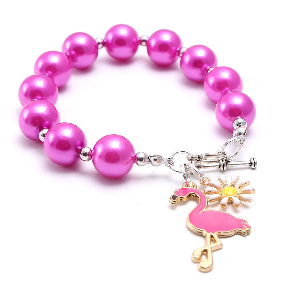 MHS.SUN Смешанные браслеты для девочек с бусинами модные очаровательные подвесками